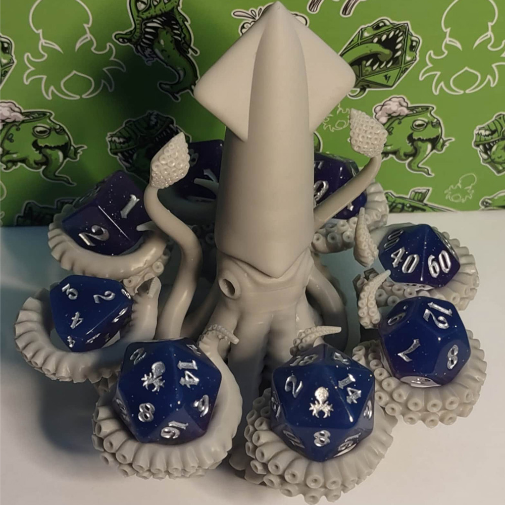 Octopus Dice Holder, Tentacled Knicknack Holder for Dice, Dice Stand RPG Accessories