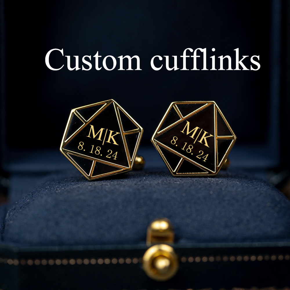 D20 Custom Cufflinks, Wedding Cufflinks Gifts, Metal Cufflinks, Groomsmen Gifts, Gifts for Husbands, Fianc Gifts, Dice Cufflinks