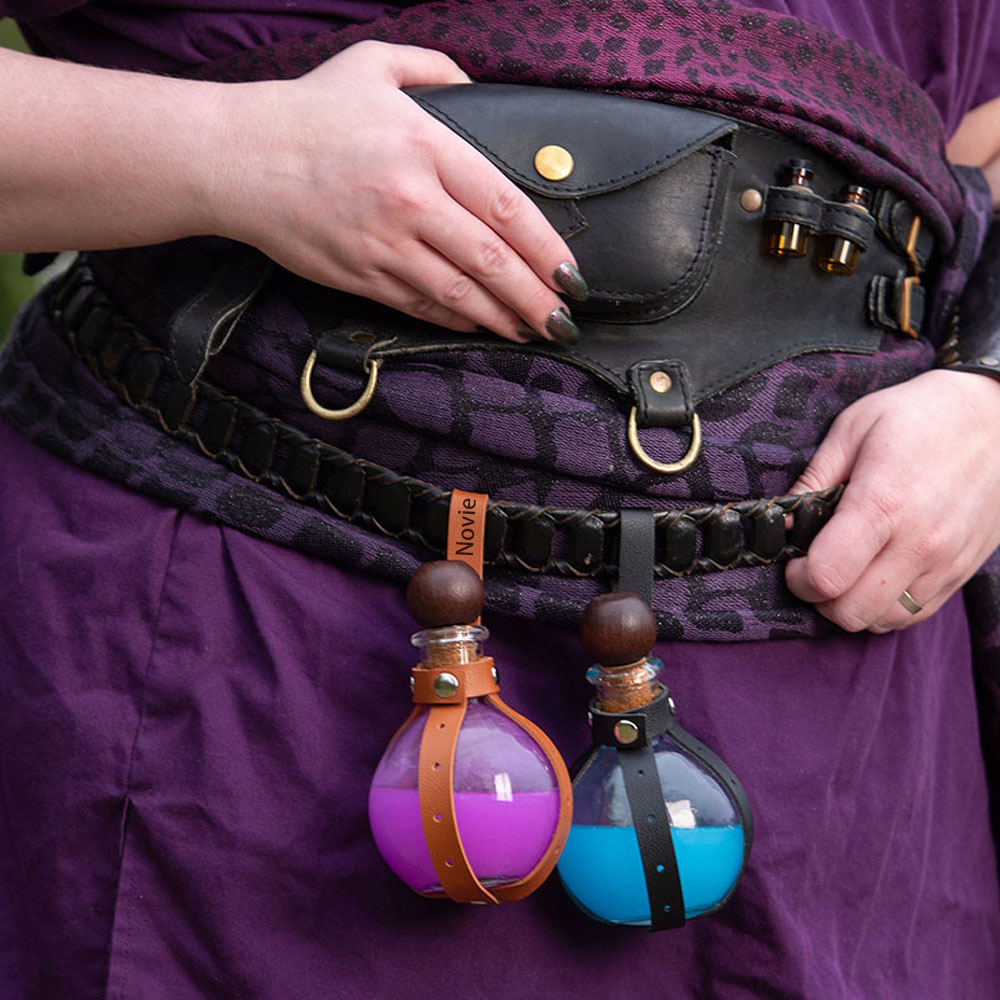 DND or Other TTRPG Roleplay, Healing Potion Bottle, Potion of Invisibility, Magic Potion, Glowing Light Potion Bottle, Halloween Costume Accessories, Fantasy LARPs, Cosplay, Renfaire, Magic Themed Decor