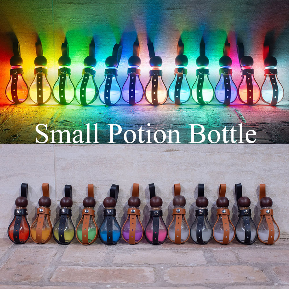 DND or Other TTRPG Roleplay, Healing Potion Bottle, Potion of Invisibility, Magic Potion, Glowing Light Potion Bottle, Halloween Costume Accessories, Fantasy LARPs, Cosplay, Renfaire, Magic Themed Decor