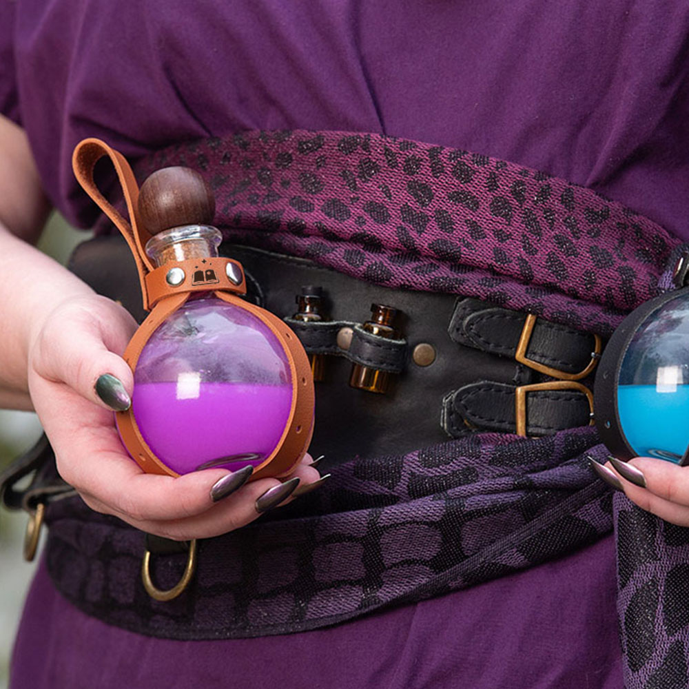 DND or Other TTRPG Roleplay, Healing Potion Bottle, Potion of Invisibility, Magic Potion, Glowing Light Potion Bottle, Halloween Costume Accessories, Fantasy LARPs, Cosplay, Renfaire, Magic Themed Decor
