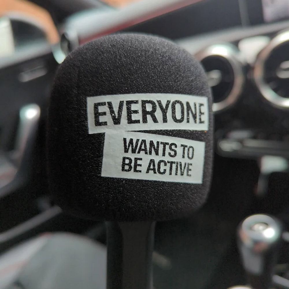 Custom Rectangular Slot Microphone Foam Windshield Cover Protector, Double Sided, Any Logo, Full Colour