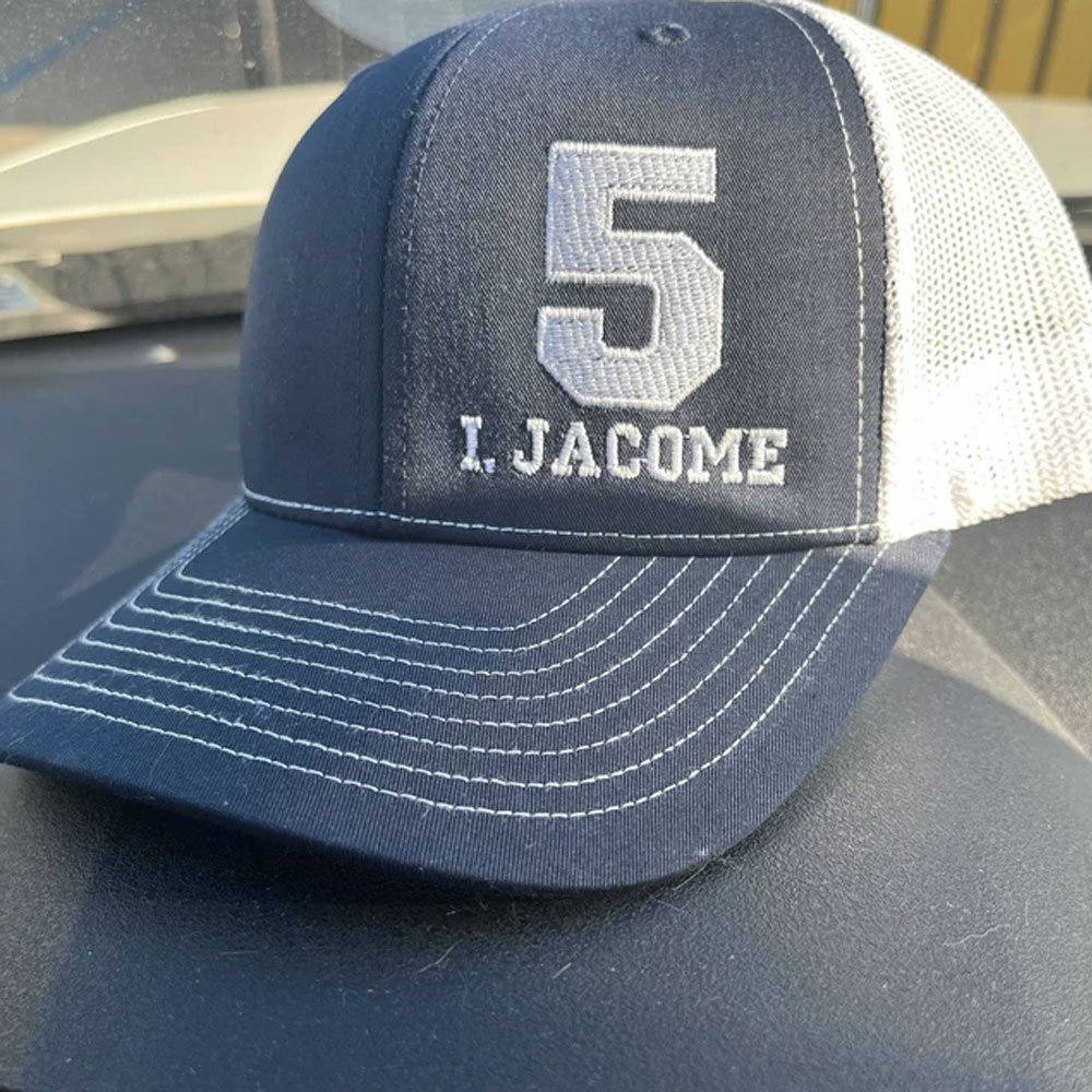 Custom Sports Name Number Hat, Trucker Hat, Distressed Baseball Cap OR Ponytail Hat, Customizable Sport Mom Hat Sports Gift