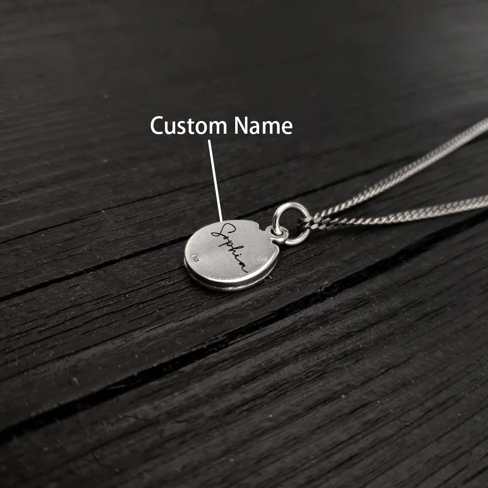 Personalized Horse Hoof Charm Pendant Necklace, Trendy Gold/Silver/Rose Gold Jewelry with Name, Horse Gifts for Woman Horse Lovers
