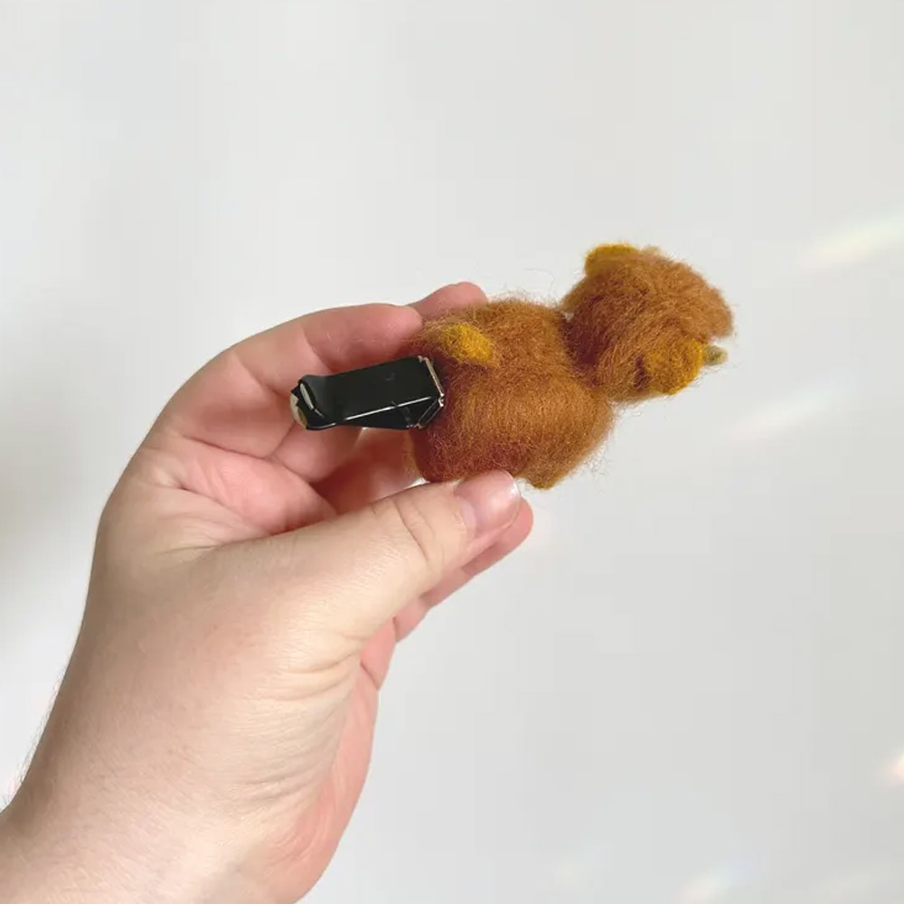 Scottish Highland Cows Air Vent Clip, Cowgirl Car Accessories, Cow Lover Gift, Farm Animal Car Freshener, Needle Felted Cute Cow Car Freshies
