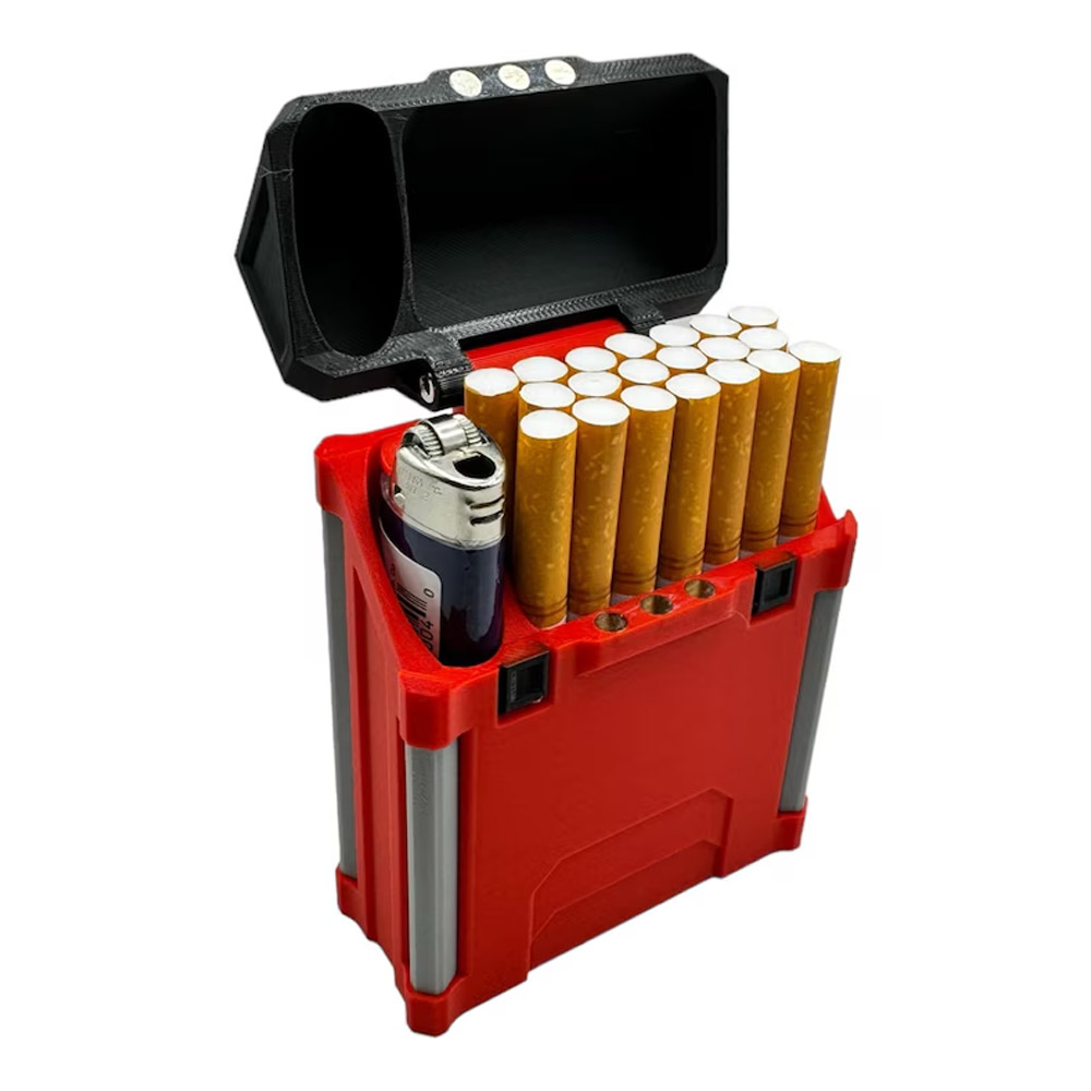 Milwaukee Packout Inspired Cigarette Case, 3D Printed Cigarette Case