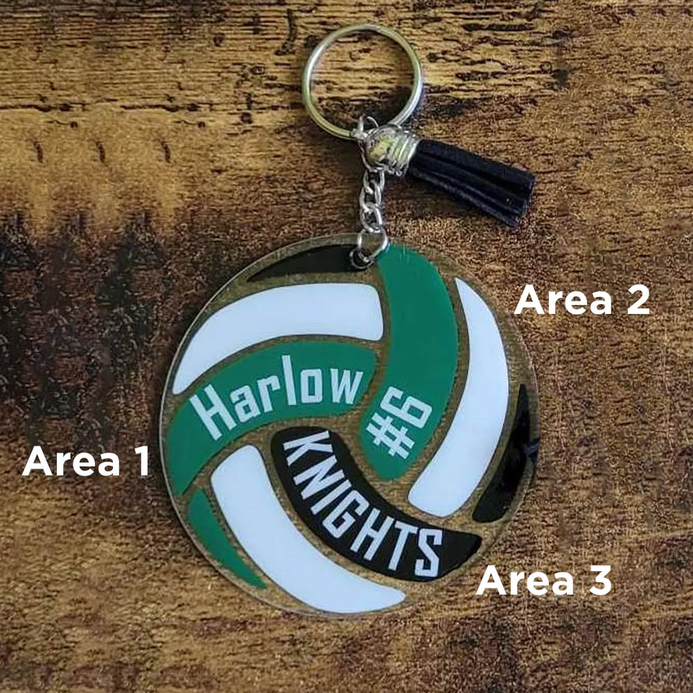 Personalized Volleyball Bag Tags, Volleyball Keychains, Volleyball Gifts for Team, Volleyball Team Gifts, Volleyball Player Gifts