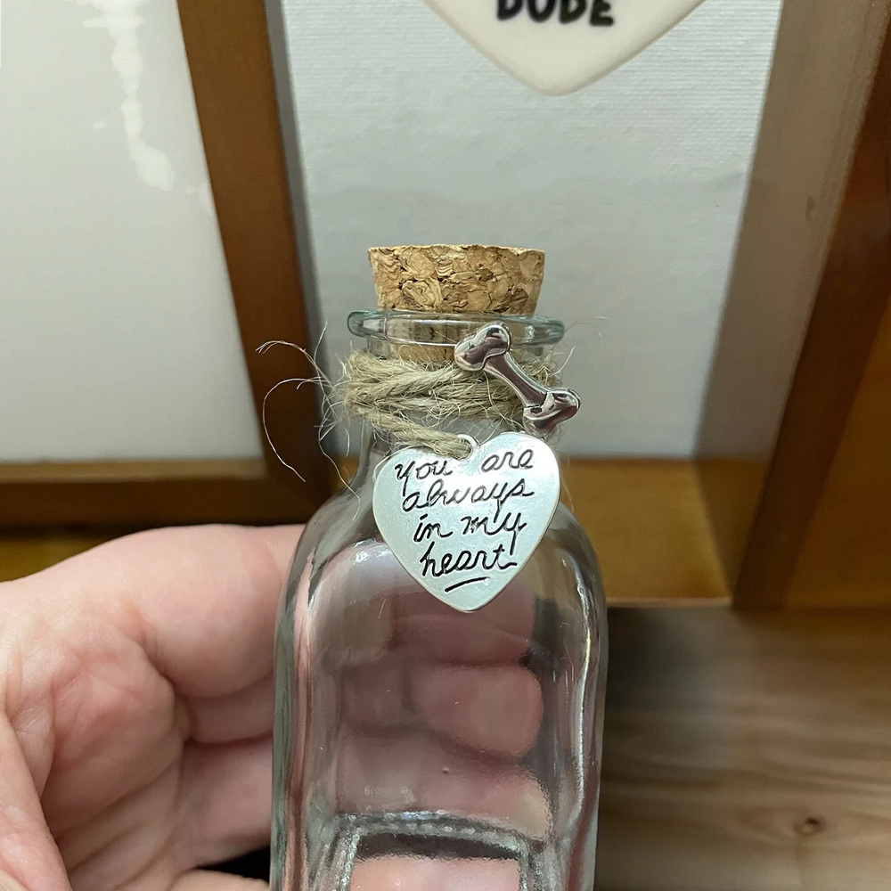 Personalized Pet Memorial Picture Frame, Pet Ashes, Rainbow Bridge, Keepsake Hair Jar, Pet Memorial Ornament, Paw Print Memorial Loss Of Pet