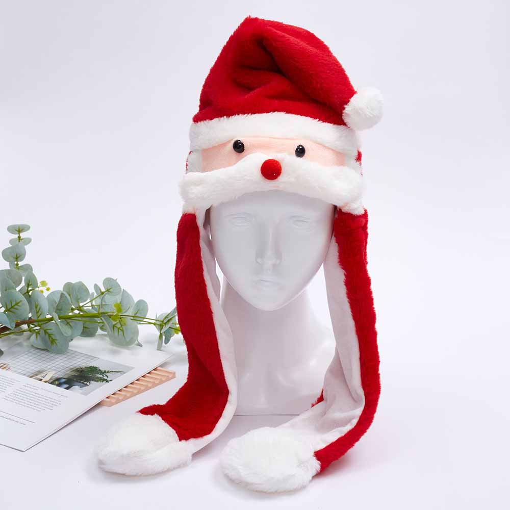 The Moving Plush Christmas Hat Is Soft and Skin-Friendly, A Great Christmas Gift for Family and Friends