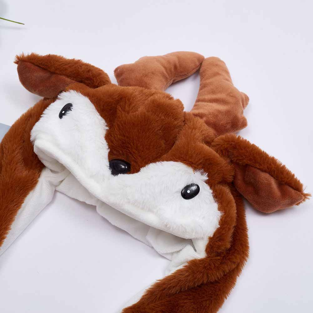 The Moving Plush Christmas Hat Is Soft and Skin-Friendly, A Great Christmas Gift for Family and Friends