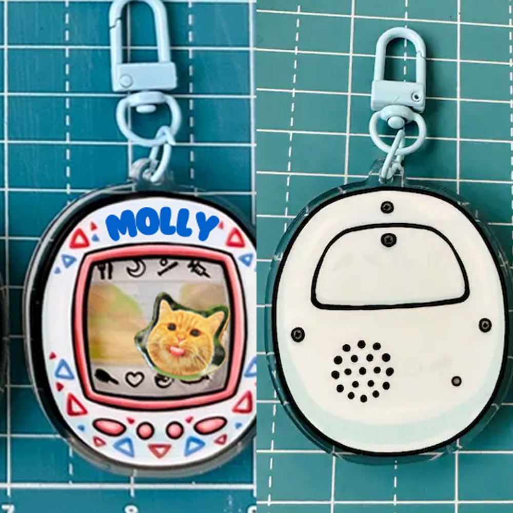 Custom Keychain with Pet Picture,Dog/Cat Memorial Keychain with Dog Face Photo,Cat/Dog Loss Gift,Keepsake Gift for Pet Lovers/Dog Mom/Cat Mom/Couples