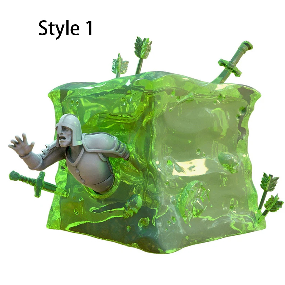Miniature Gelatinous Cube Dice Jail, Fantasy Gaming Accessoires, Tabletop