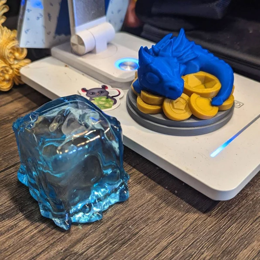 Miniature Gelatinous Cube Dice Jail, Fantasy Gaming Accessoires, Tabletop
