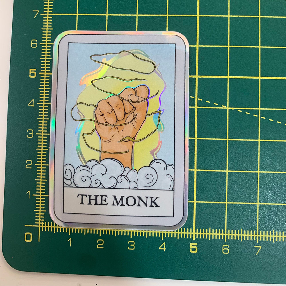 DND Class Tarot Stickers, Holographic Dungeons and Dragons Class Tarot