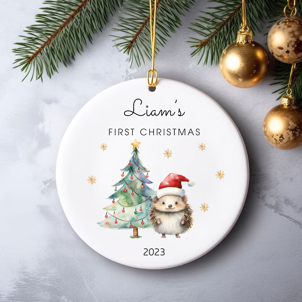 Baby's first Christmas ornament | Personalized Christmas gift | Ornament for baby | 2024 Christmas keepsake | Christmas gift for baby