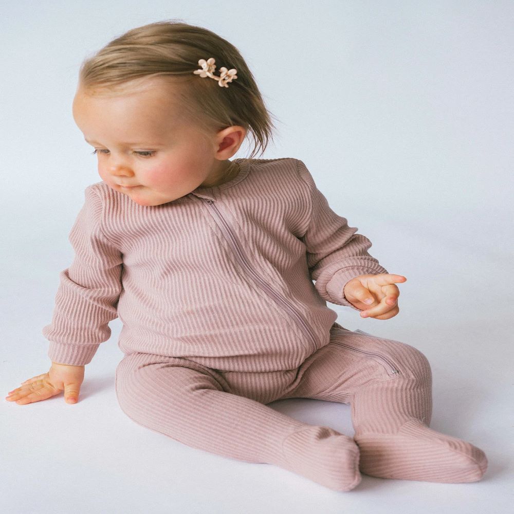 Christmas Xmas Personalised Gift Baby Zip Romper | Embroidered Baby Grow Newborn Essentials, Personalized Reindeer Gift My First Christmas