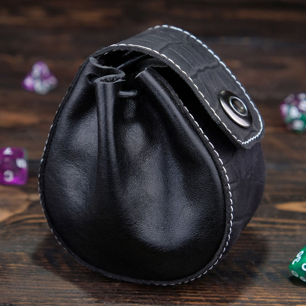 Custom Leather Dice Bag, Dice Pouch, Dice Storage, Handmade Dice Bag, Dungeons & Dragons