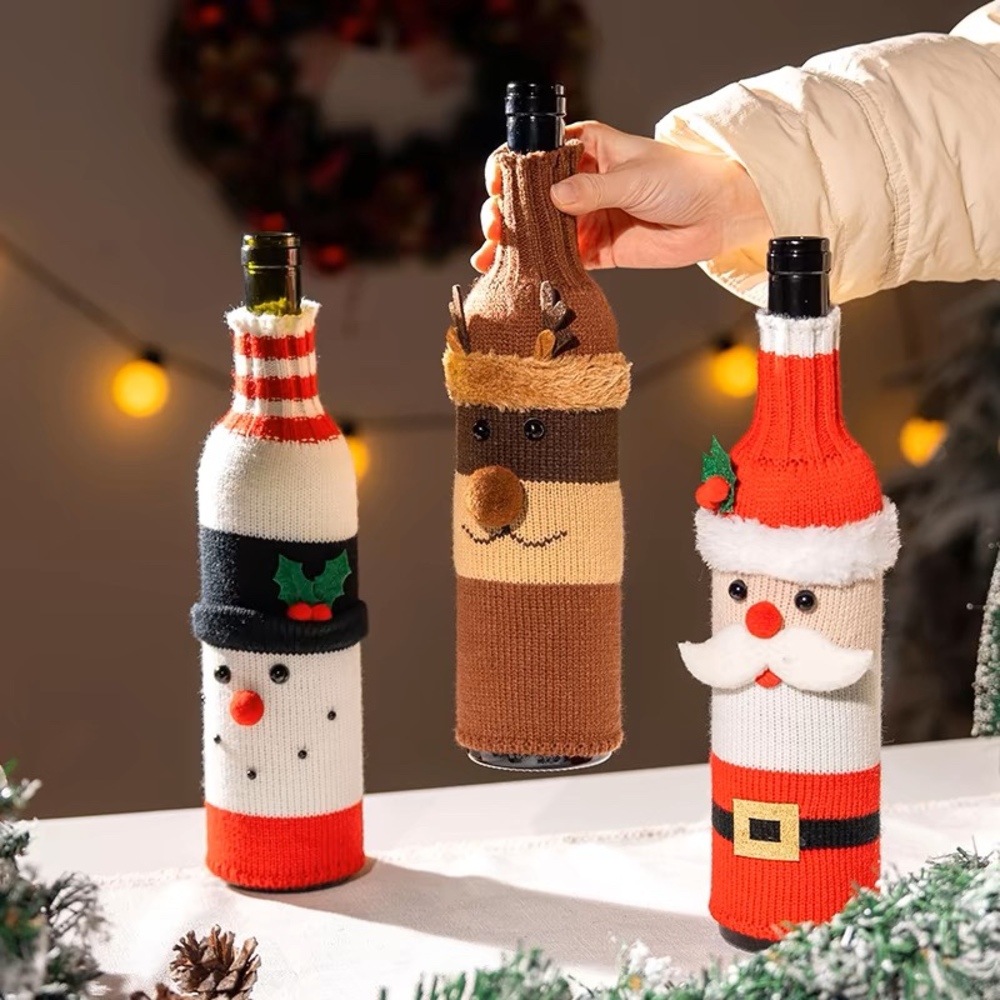 Christmas Theme Insulated Bottle Cover, Unique Design for Gifts and Family Time