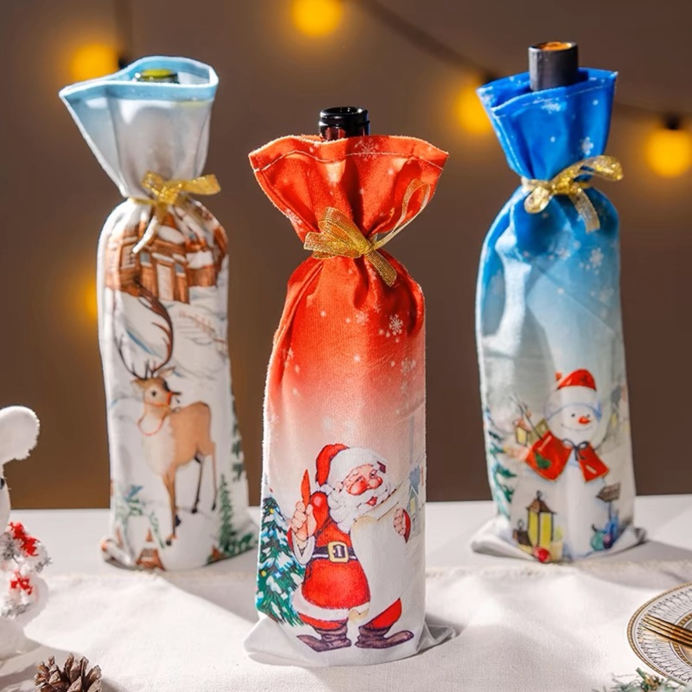Christmas Theme Insulated Bottle Cover, Unique Design for Gifts and Family Time