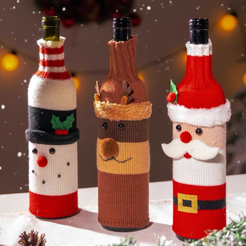 Christmas Theme Insulated Bottle Cover, Unique Design for Gifts and Family Time