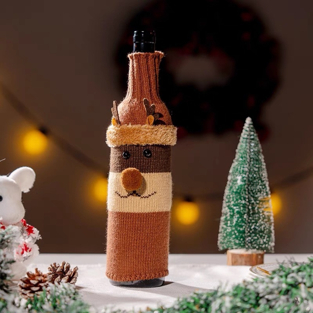 Christmas Theme Insulated Bottle Cover, Unique Design for Gifts and Family Time