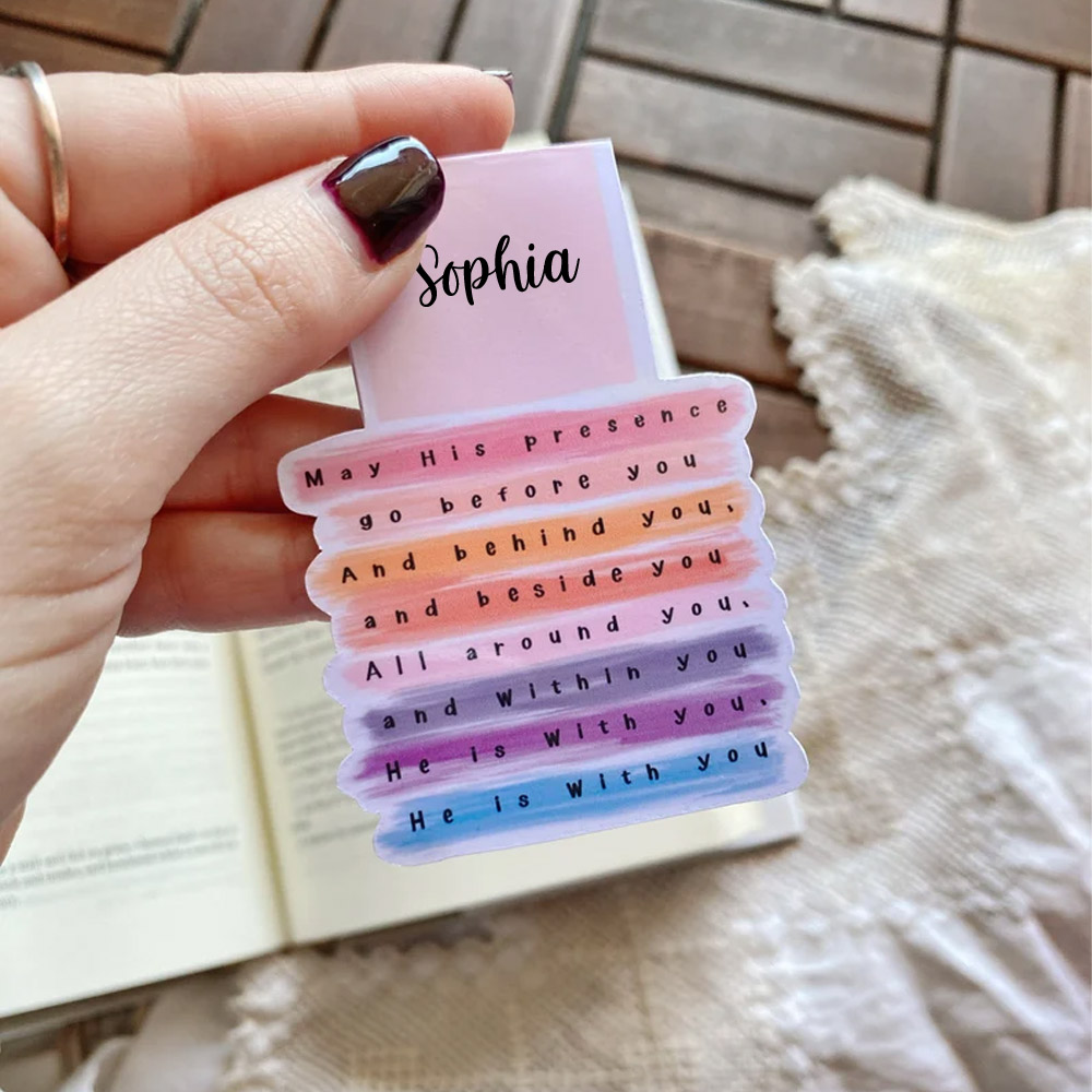 The Blessing Magnetic Bookmark, Watercolor Bookmark, Christian Bookmark, Bible Bookmark, Bible Accessories, Planner Bookmark, Quote Bookmark