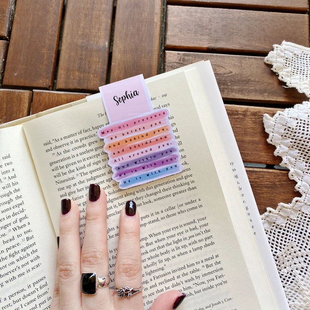 The Blessing Magnetic Bookmark, Watercolor Bookmark, Christian Bookmark, Bible Bookmark, Bible Accessories, Planner Bookmark, Quote Bookmark