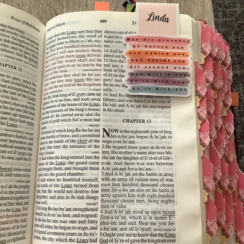 The Blessing Magnetic Bookmark, Watercolor Bookmark, Christian Bookmark, Bible Bookmark, Bible Accessories, Planner Bookmark, Quote Bookmark