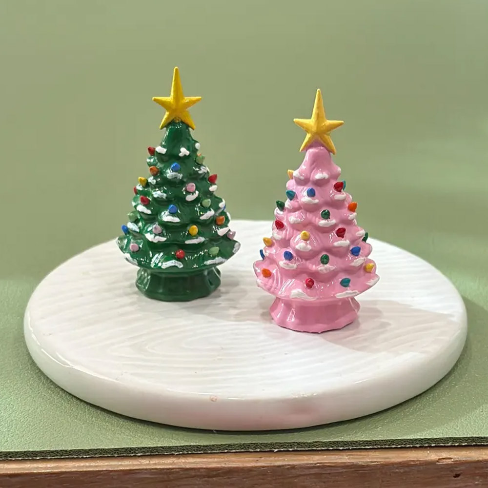 Miniature Vintage “Ceramic” Christmas Tree