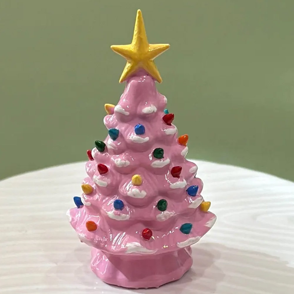 Miniature Vintage “Ceramic” Christmas Tree