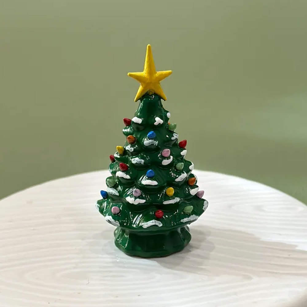 Miniature Vintage “Ceramic” Christmas Tree