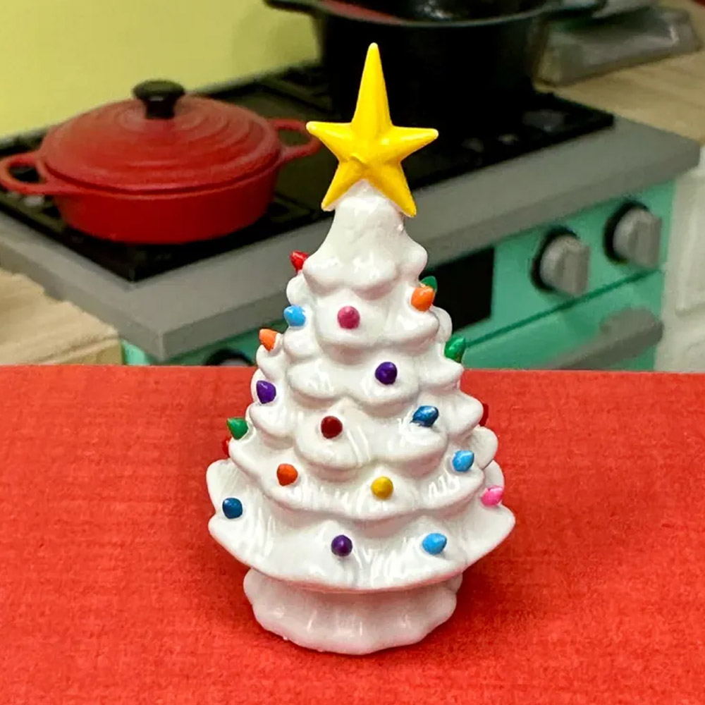 Miniature Vintage “Ceramic” Christmas Tree