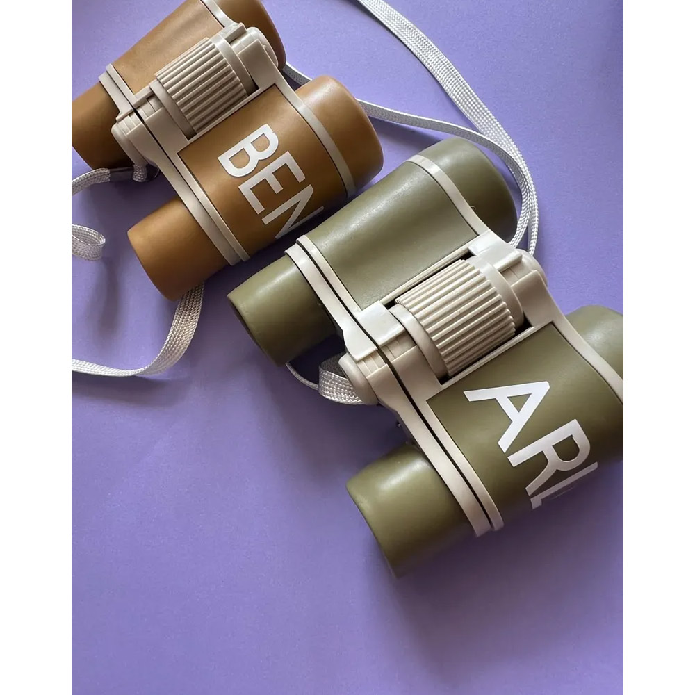 Custom Binoculars for Kids, Open Ended Toy Independent Learning, Personalized Binocular for Toddler, Adventure Kit, Nature Activity