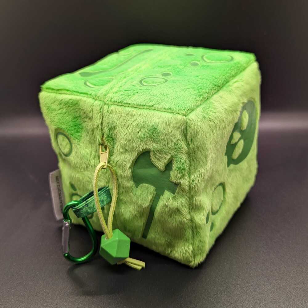 Gelatinous Cube Plush Dice Bag, DND Dice Bag, Dice Holder, Dice Storage, DND Gift, RPG Gift