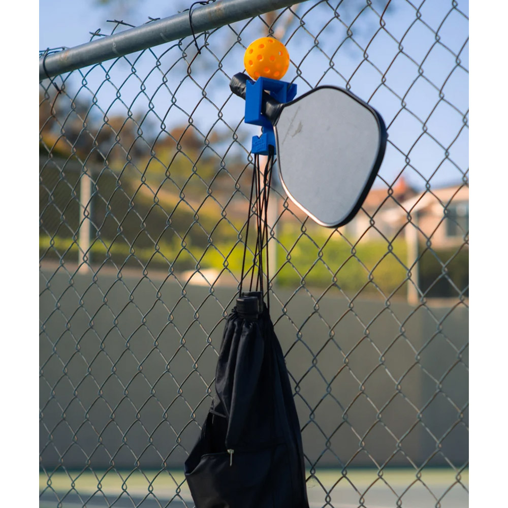 Personalized Pickleball Racket Holder & Bag Hook: Customizable, Sturdy, UV-Resistant, Easy Fence Hanger