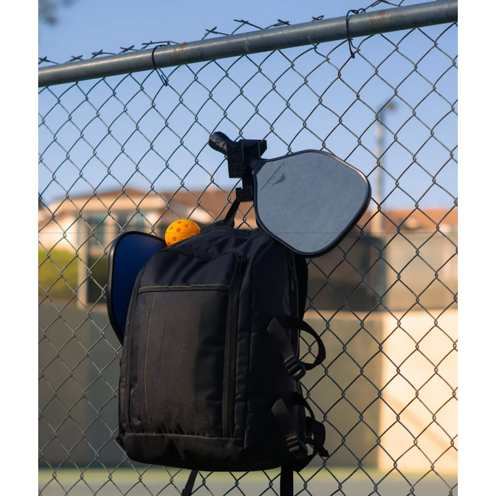 Personalized Pickleball Racket Holder & Bag Hook: Customizable, Sturdy, UV-Resistant, Easy Fence Hanger