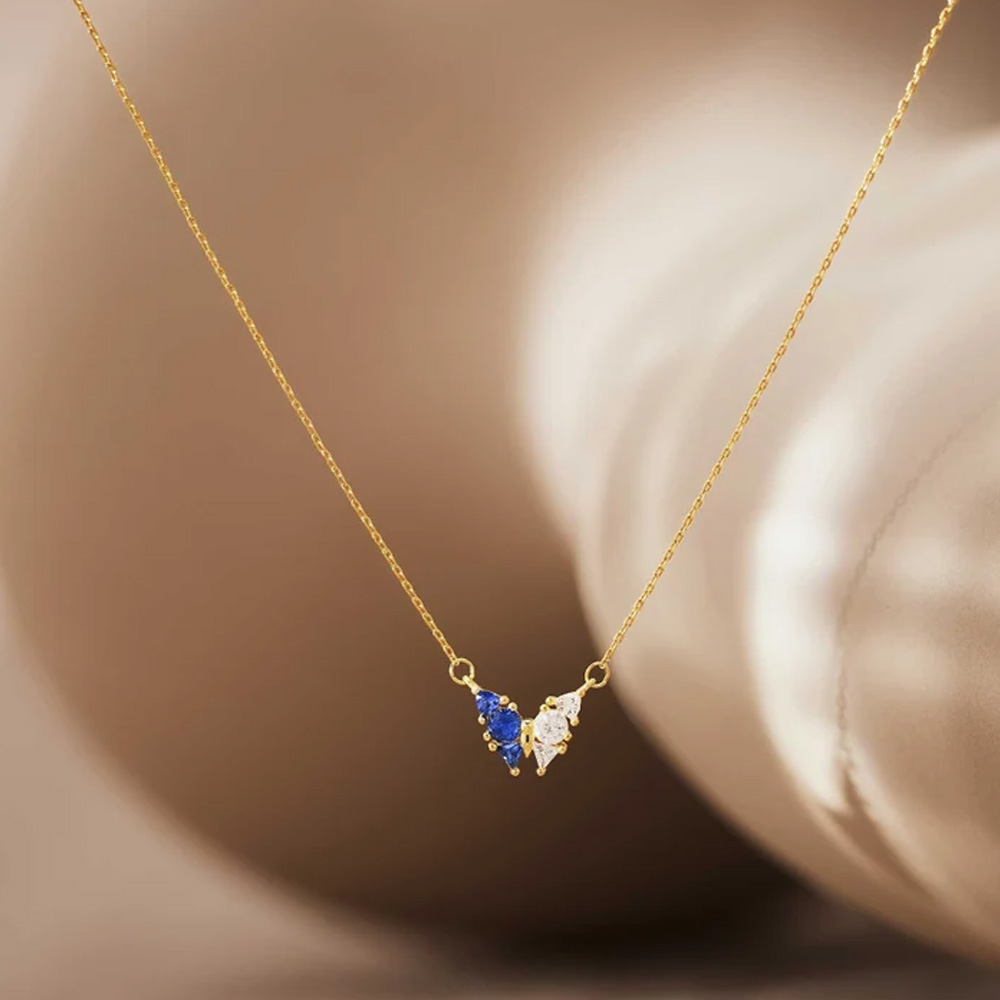 Personalized Butterfly Birthstone Necklace, Grandma Necklace, Anniversary Gift, Mother Necklace, Grandma Gift, Christmas Gift for Her