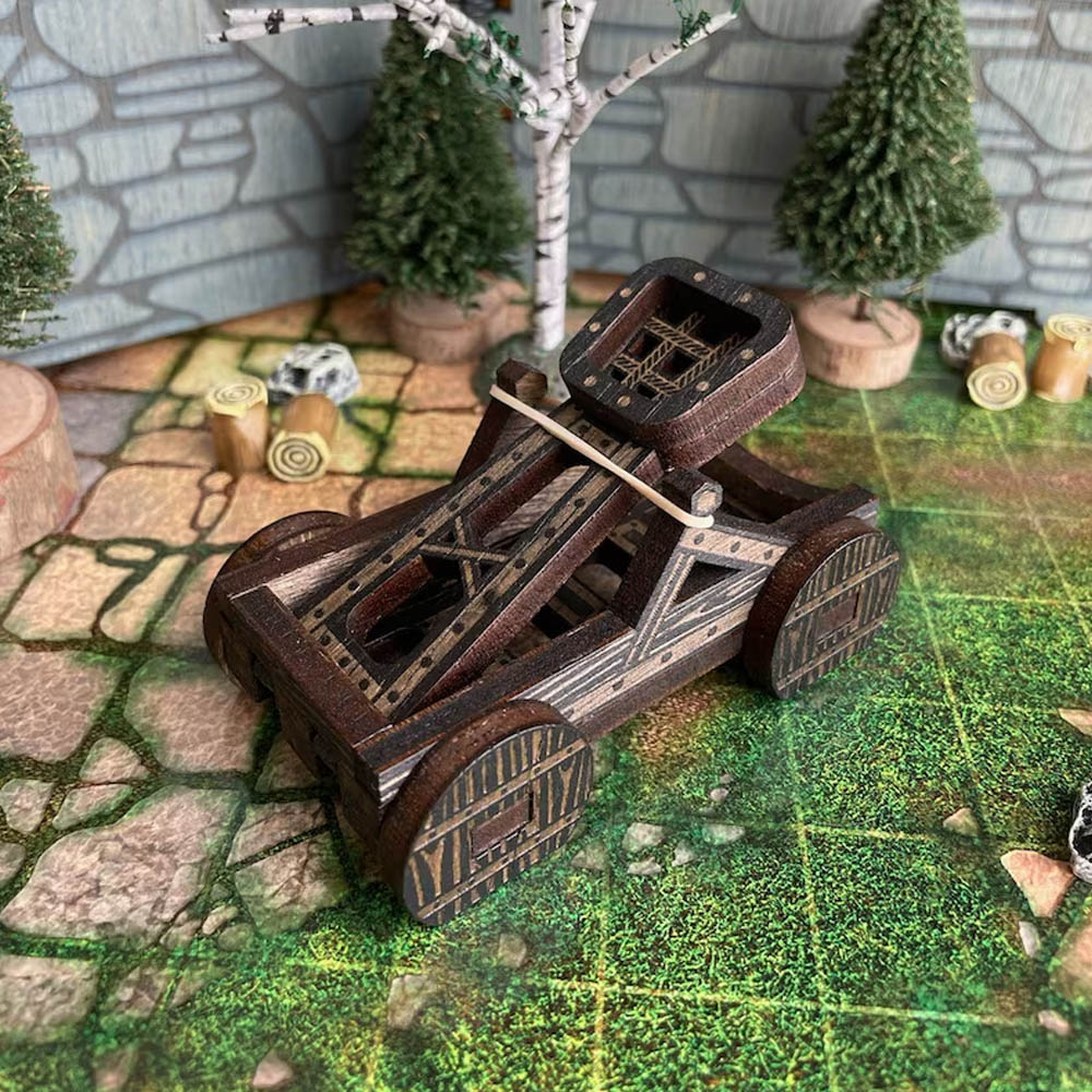 Classic Dice Catapult, Dice Tray Accessory for Tabletop Games, DND Dice Roller, DND Pathfinder Gift