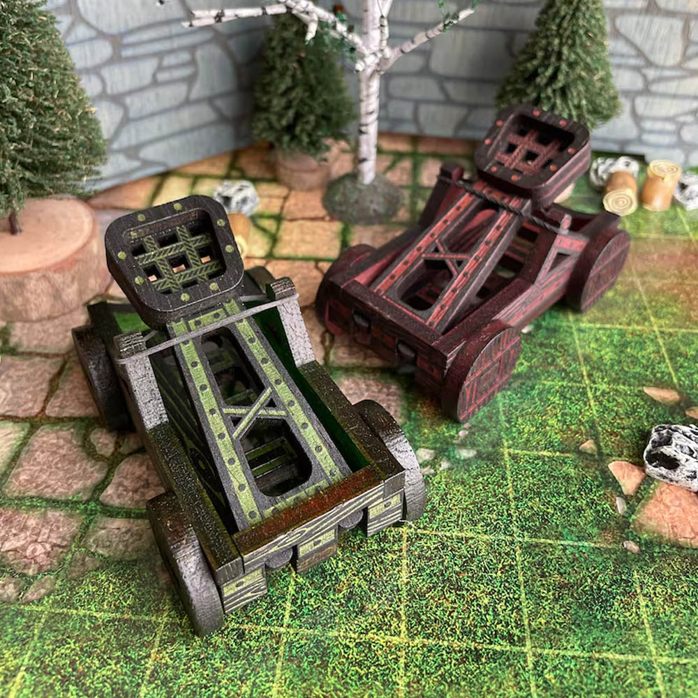 Classic Dice Catapult, Dice Tray Accessory for Tabletop Games, DND Dice Roller, DND Pathfinder Gift