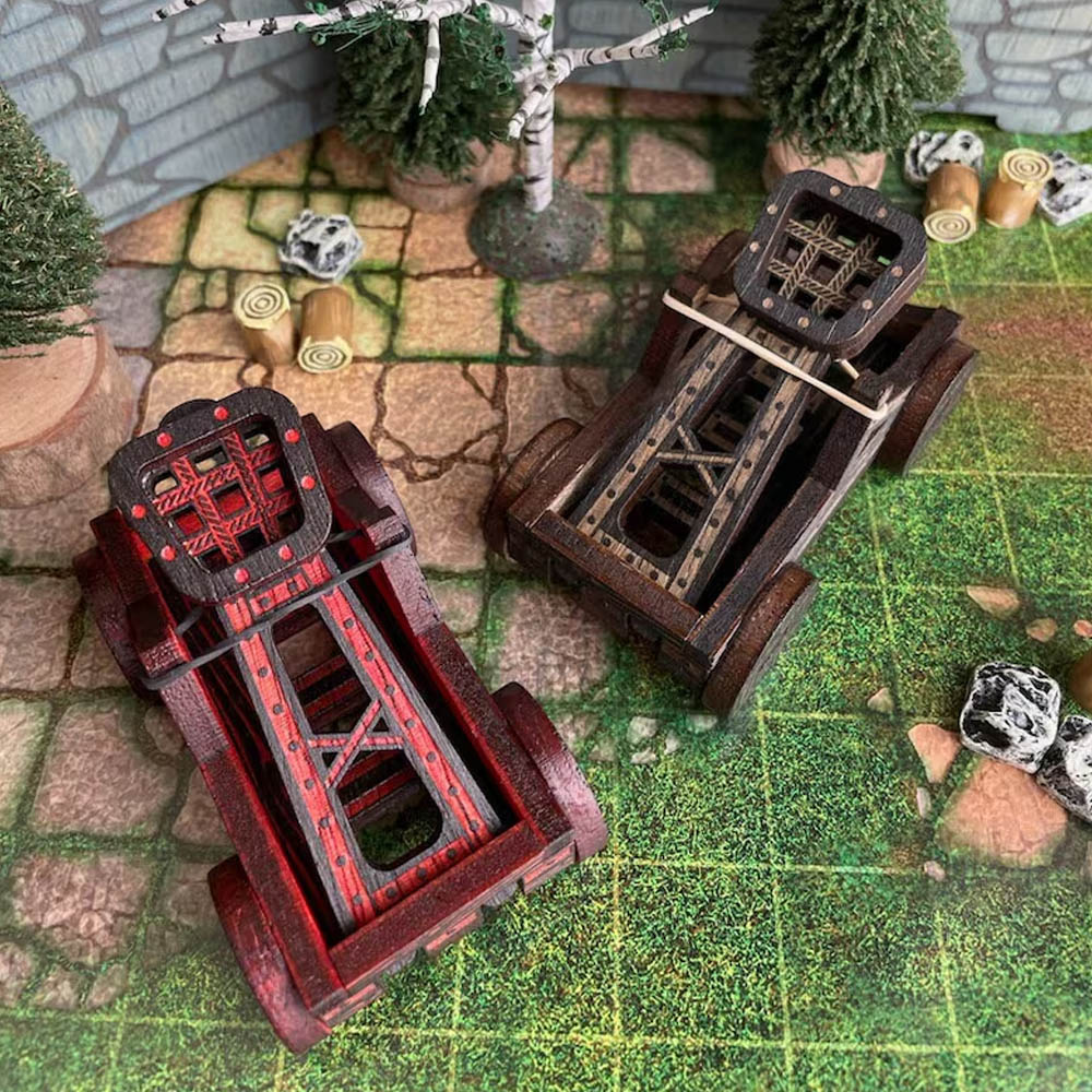 Classic Dice Catapult, Dice Tray Accessory for Tabletop Games, DND Dice Roller, DND Pathfinder Gift