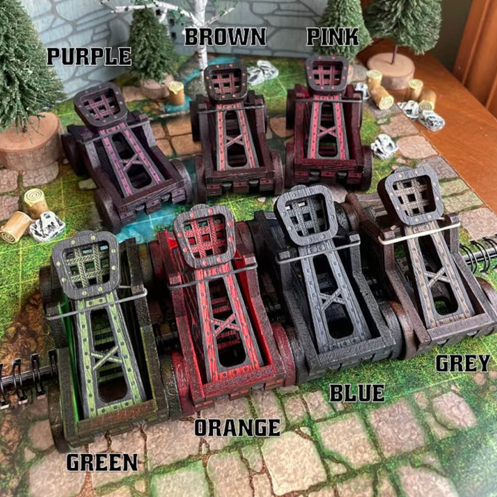 Classic Dice Catapult, Dice Tray Accessory for Tabletop Games, DND Dice Roller, DND Pathfinder Gift