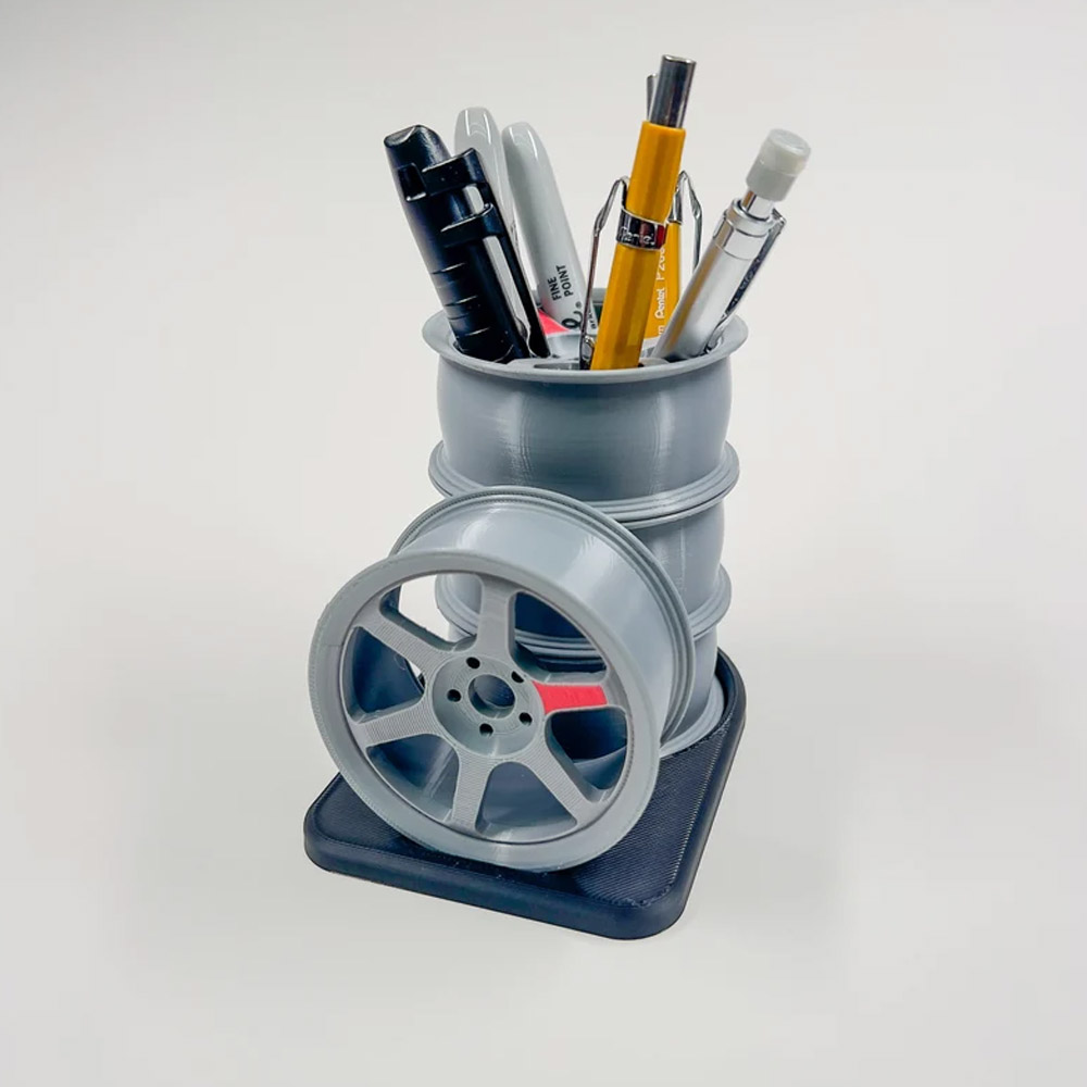 Wheels Pencil Holder, Car Guy Accessories, Car Gifts, JDM Desk Organizer, Automotive Accessories, Automotive Gifts