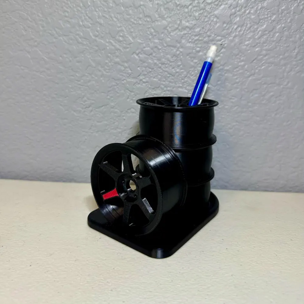 Wheels Pencil Holder, Car Guy Accessories, Car Gifts, JDM Desk Organizer, Automotive Accessories, Automotive Gifts