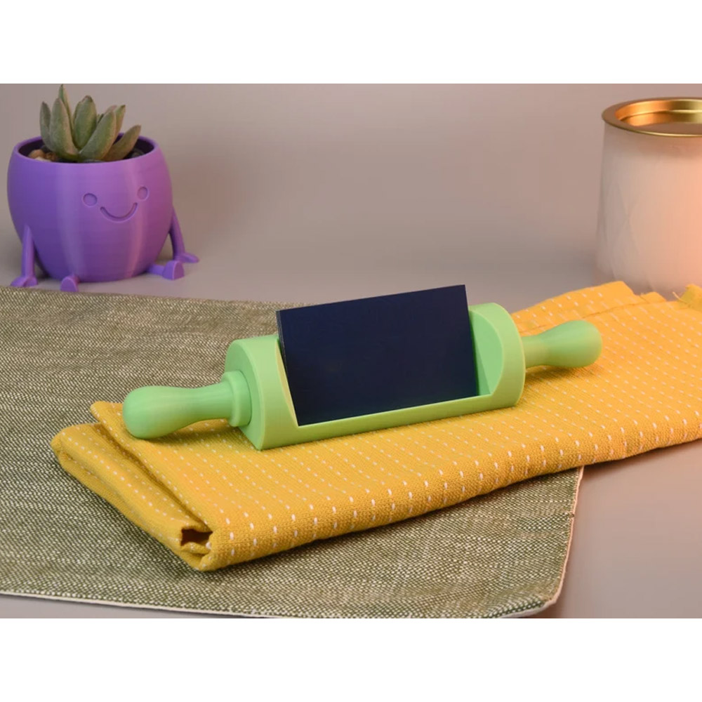 Personalized Business Card Rolling Pin Holder, Baker, Bakery, Pastry, Cooking, Kitchen