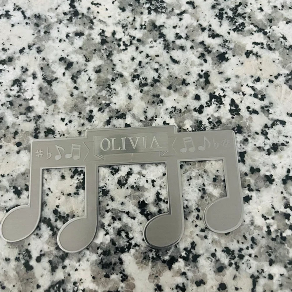 Personalized Steel Notes Page Holder Bookmark