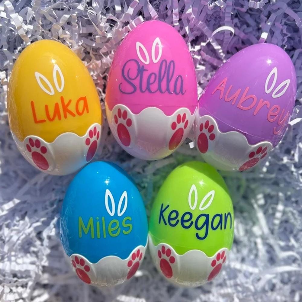 Personalized Easter Eggs, Easter Egg Hunt, Easter Eggs, Easter Party Favors, Personalized Easter Basket Stuffers for Kids, Easter Basket