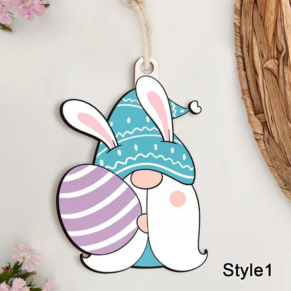 Personalized Easter Basket Tag, Kids Easter Basket, Gnome Easter Bunny Customized, Personalized Tag