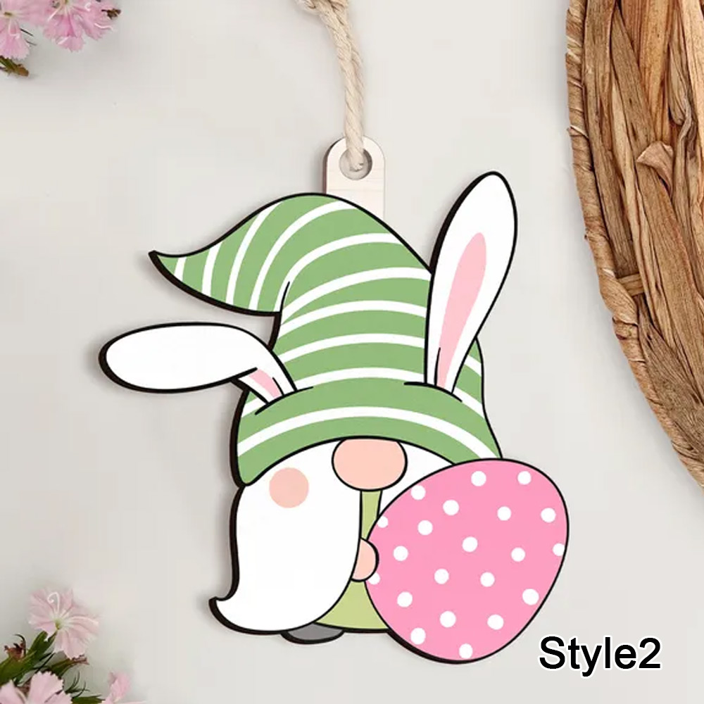 Personalized Easter Basket Tag, Kids Easter Basket, Gnome Easter Bunny Customized, Personalized Tag