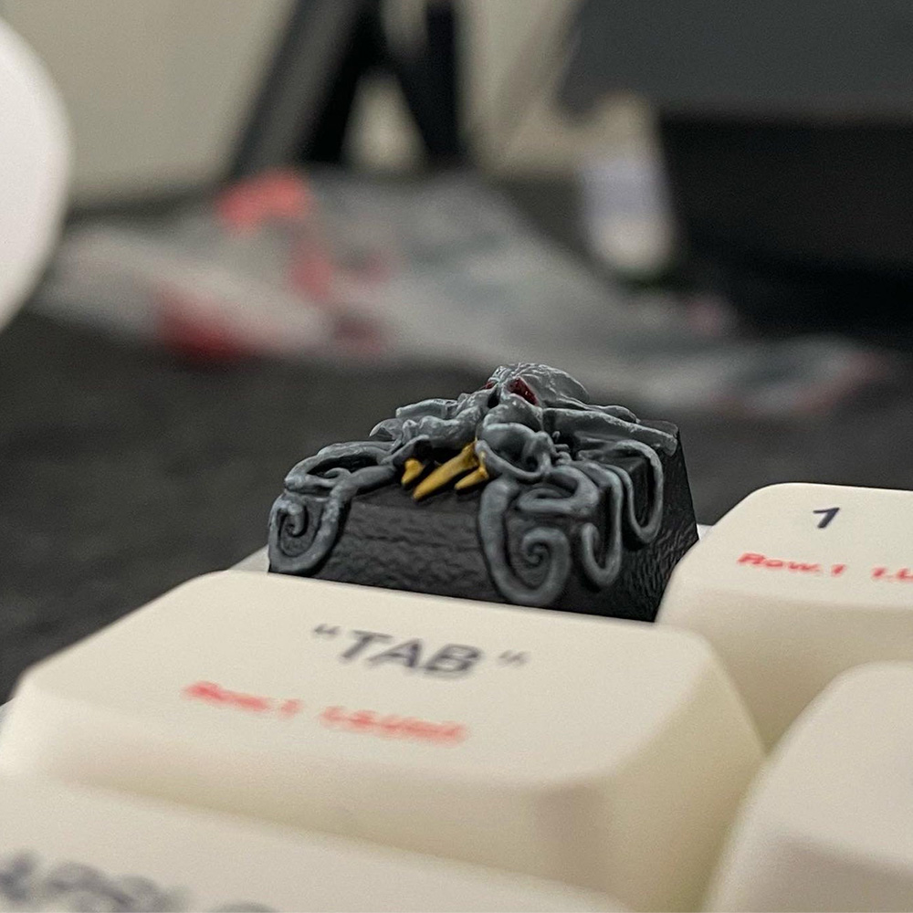 Baldur's Gate 3 Keycap, Baldur's Gate 3 Logo, Gaming Keycap, Artisan Keycap for Cherry MX Switches Mechanical Keyboard, Gift for Him