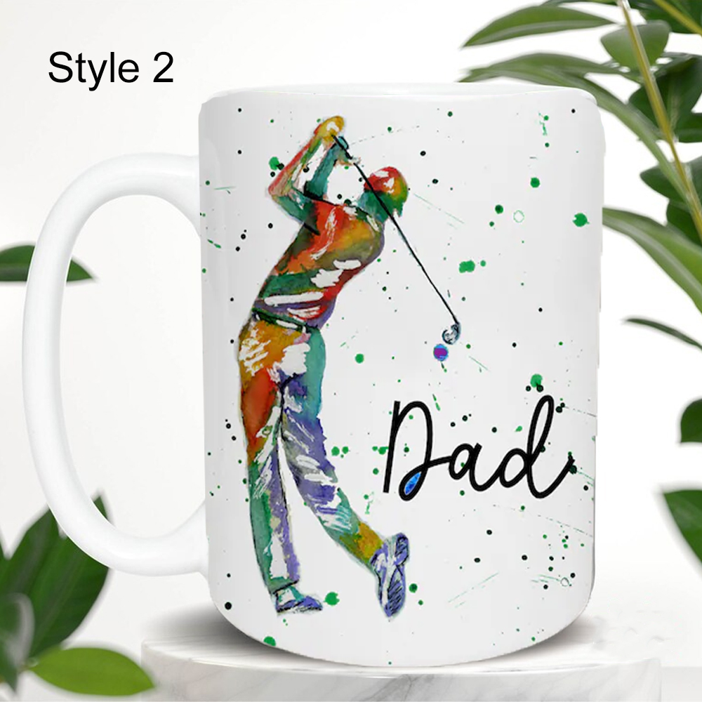 Personalized Custom Golfer Coffee Mug, Golfer Gift, Golf Coffee Cup for Golf Fans Great Gift for Golfers, Dad by Par